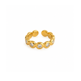 Anel Sculpted Gold