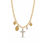 Colar Statement Cross