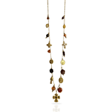 Colar Outono Dourado - extra longo