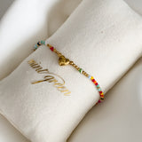 Pulseira Heartbeats Rainbow