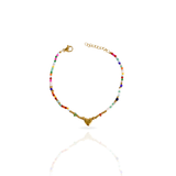 Pulseira Heartbeats Rainbow