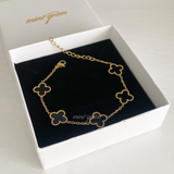 Pulseira Trevos Preto