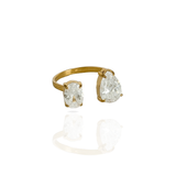 Anel Twin Crystal