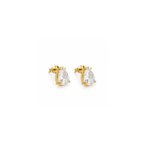 Mini Brincos Crystal Drop Gold