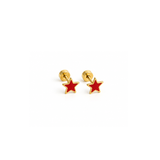 Brincos Little Stars red