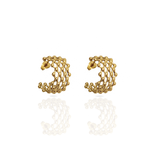 Argolas Golden Lace