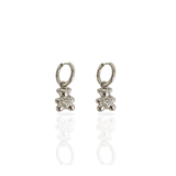 Argolas Teddy Heart Silver